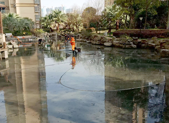 聊城景观池淤泥清理